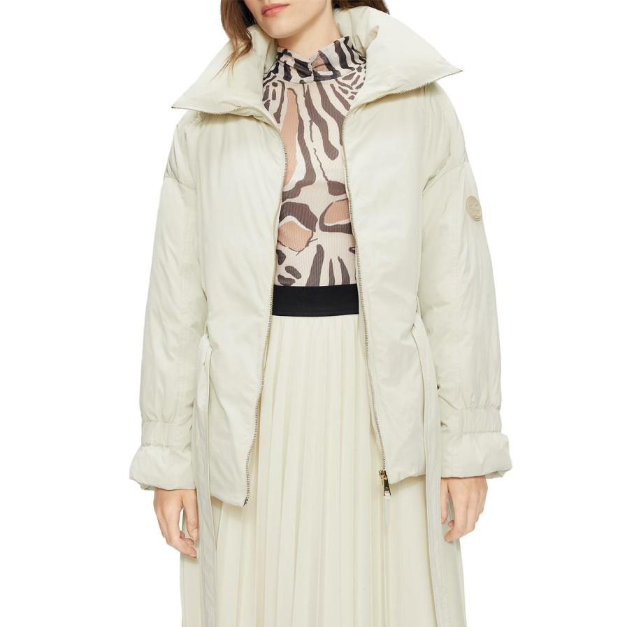 Women Ted Baker | Ted Baker Alexii Padded Jacket For Coats & Jackets Colour White