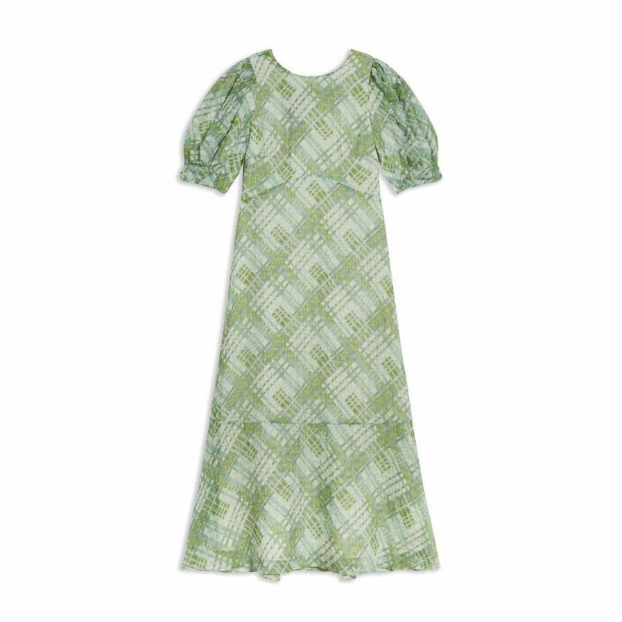 Women Ted Baker | Ted Baker Ted Baker Guitaz Midi Dress For Dresses Colour Green