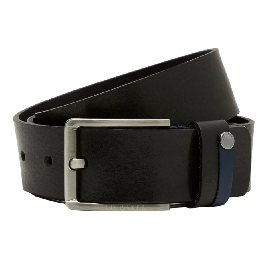 Accessories Ted Baker | Ted Baker Keepsak Belt For Men'S Belts Colour Black