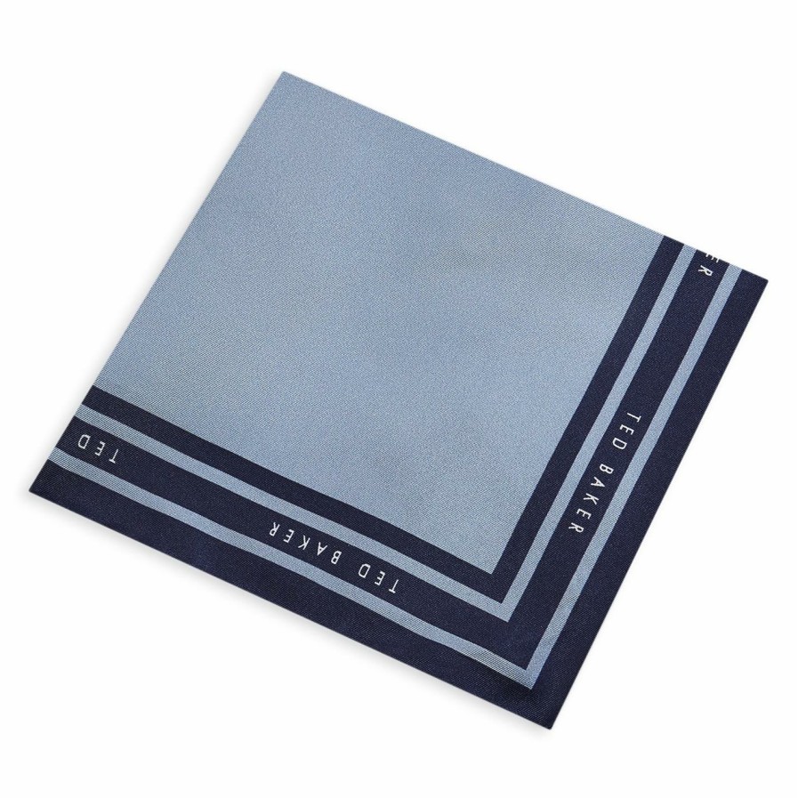 Accessories Ted Baker | Ted Baker Ted Baker Pocket Square Mens For Handkerchiefs Colour White