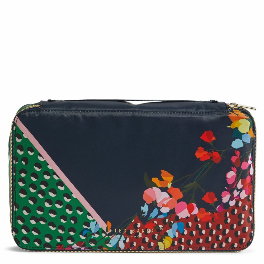 Bags & Luggage Ted Baker | Ted Baker Ted Baker Travel Tidy Case Womens For Suitcases Colour Navy