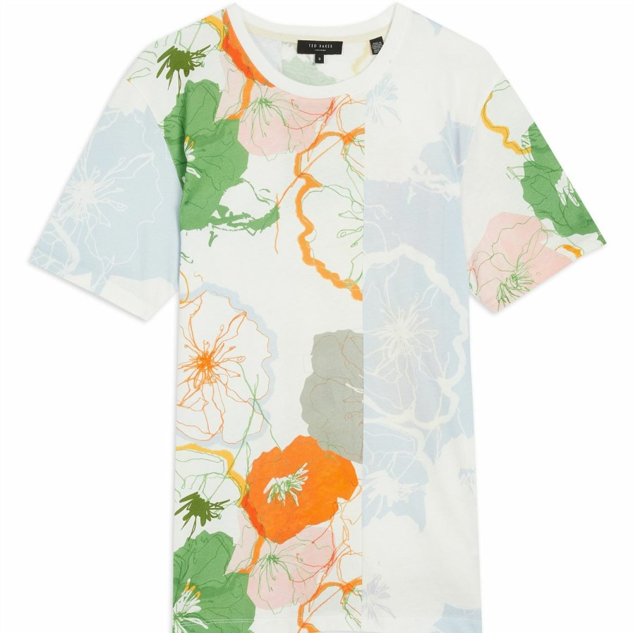 Men Ted Baker | Ted Baker Warmday T Shirt For T-Shirts Colour Multicol