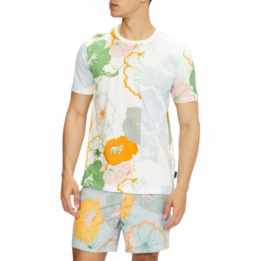 Men Ted Baker | Ted Baker Warmday T Shirt For T-Shirts Colour Multicol