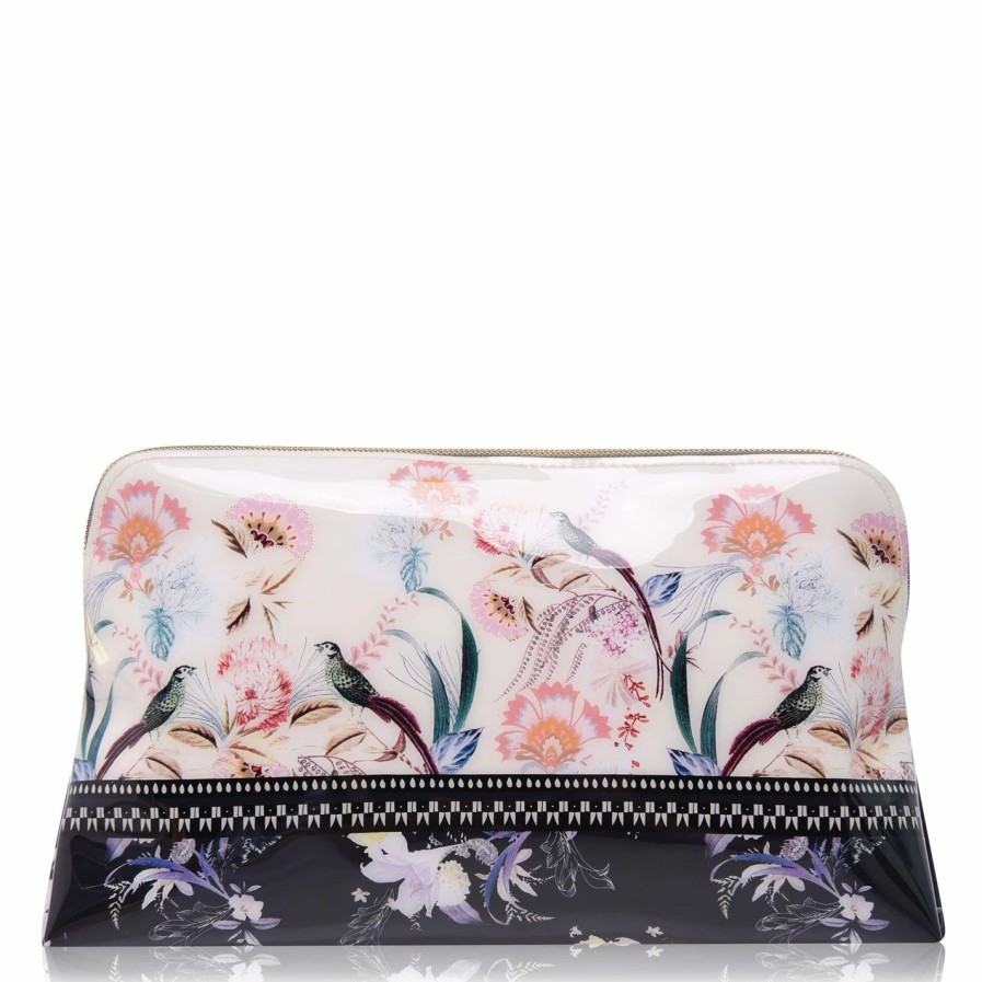 Bags & Luggage Ted Baker | Ted Baker Decksi Decadence Washbag For Makeup Cases & Washbags Colour Natural