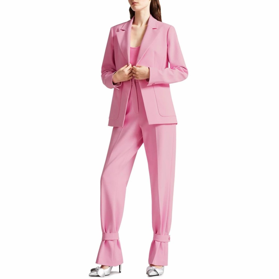 Women Ted Baker | Ted Baker Aleksi Blazer For Coats & Jackets Colour Pink