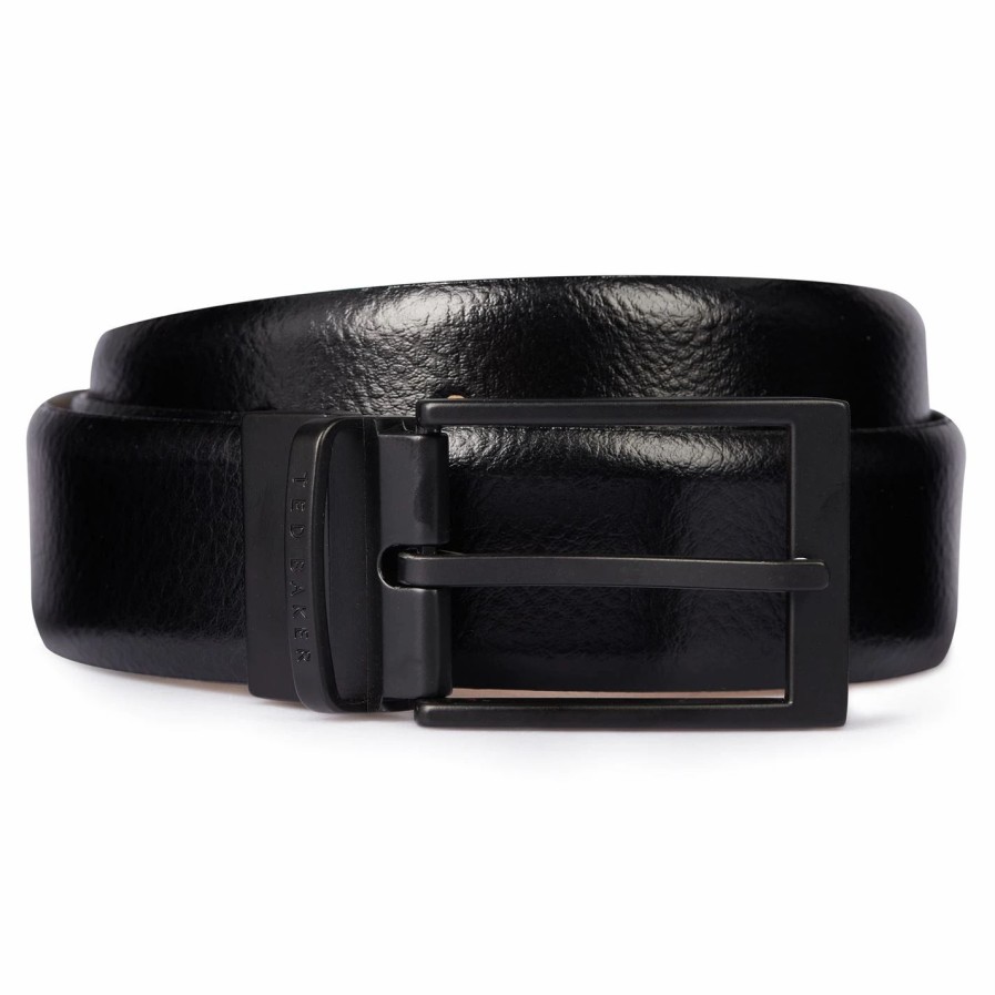 Accessories Ted Baker | Ted Baker Ted Baker Settar Belt Mens For Men'S Belts Colour Black