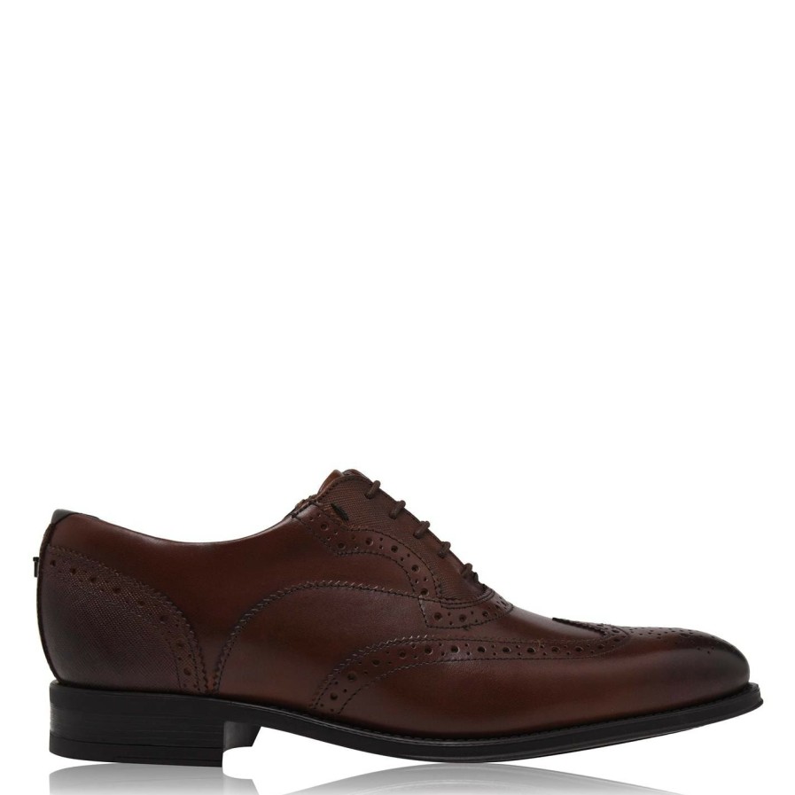 Shoes & Boots Ted Baker | Ted Baker Mittal Brogues For Men'S Shoes Colour Brown