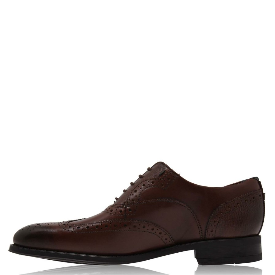 Shoes & Boots Ted Baker | Ted Baker Mittal Brogues For Men'S Shoes Colour Brown