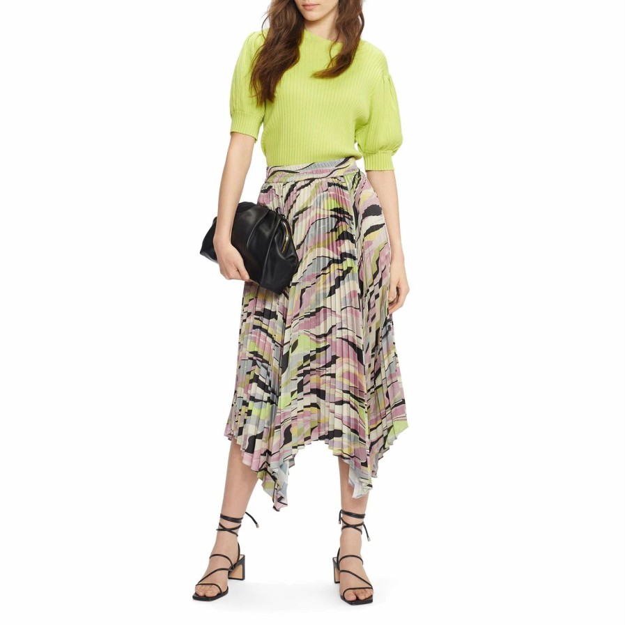 Women Ted Baker | Ted Baker Miiah Midi Skirt For Skirts Colour Pink