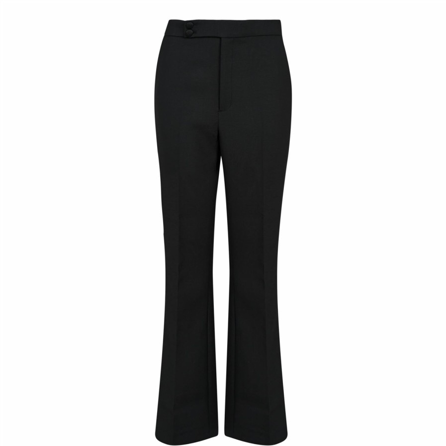 Women Ted Baker | Ted Baker Blaycet Flares For Trousers Colour Black