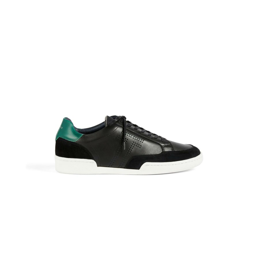 Shoes & Boots Ted Baker | Ted Baker Acer Retro Trainers For Men'S Trainers Colour Black