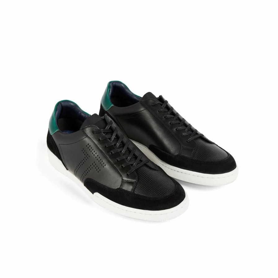 Shoes & Boots Ted Baker | Ted Baker Acer Retro Trainers For Men'S Trainers Colour Black