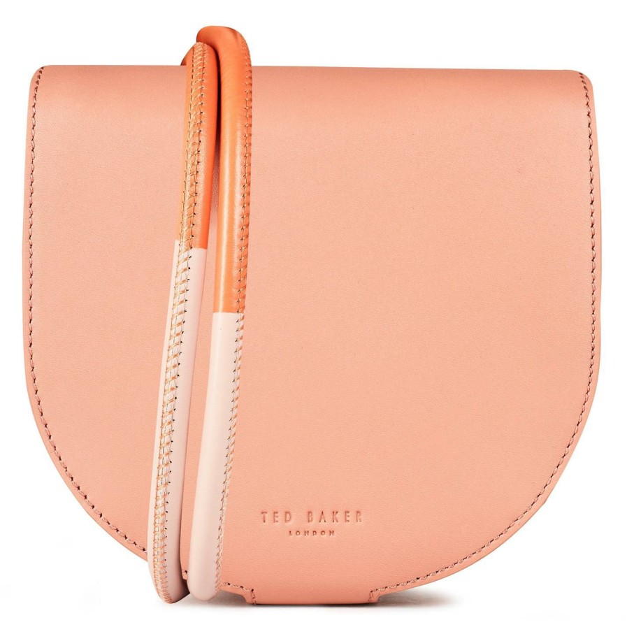 Bags & Luggage Ted Baker | Ted Baker Amelina Rope Mini Crossbody Bag For Handbags Colour Dusky Pink