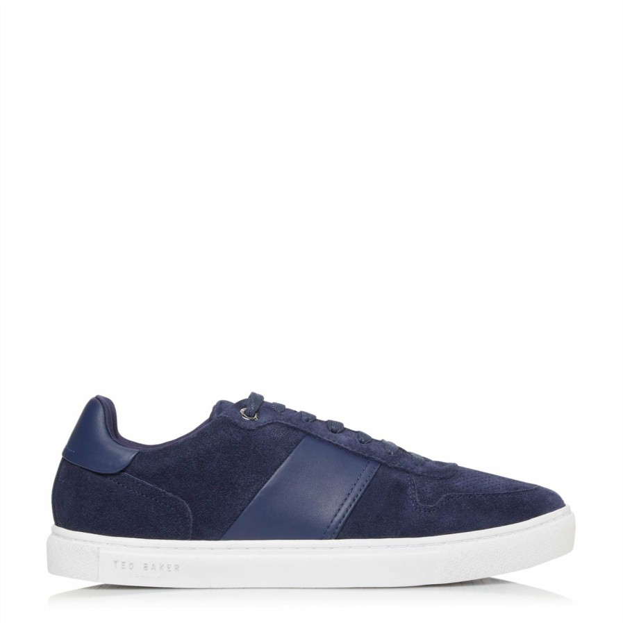 Shoes & Boots Ted Baker | Ted Baker Ted Cobbol Sn13 For Men'S Trainers Colour Blue164