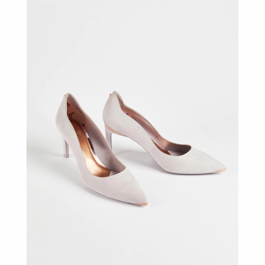 Shoes & Boots Ted Baker | Ted Baker Ted Pl L/Heel Court Ld99 For Heels Colour Lt Purple