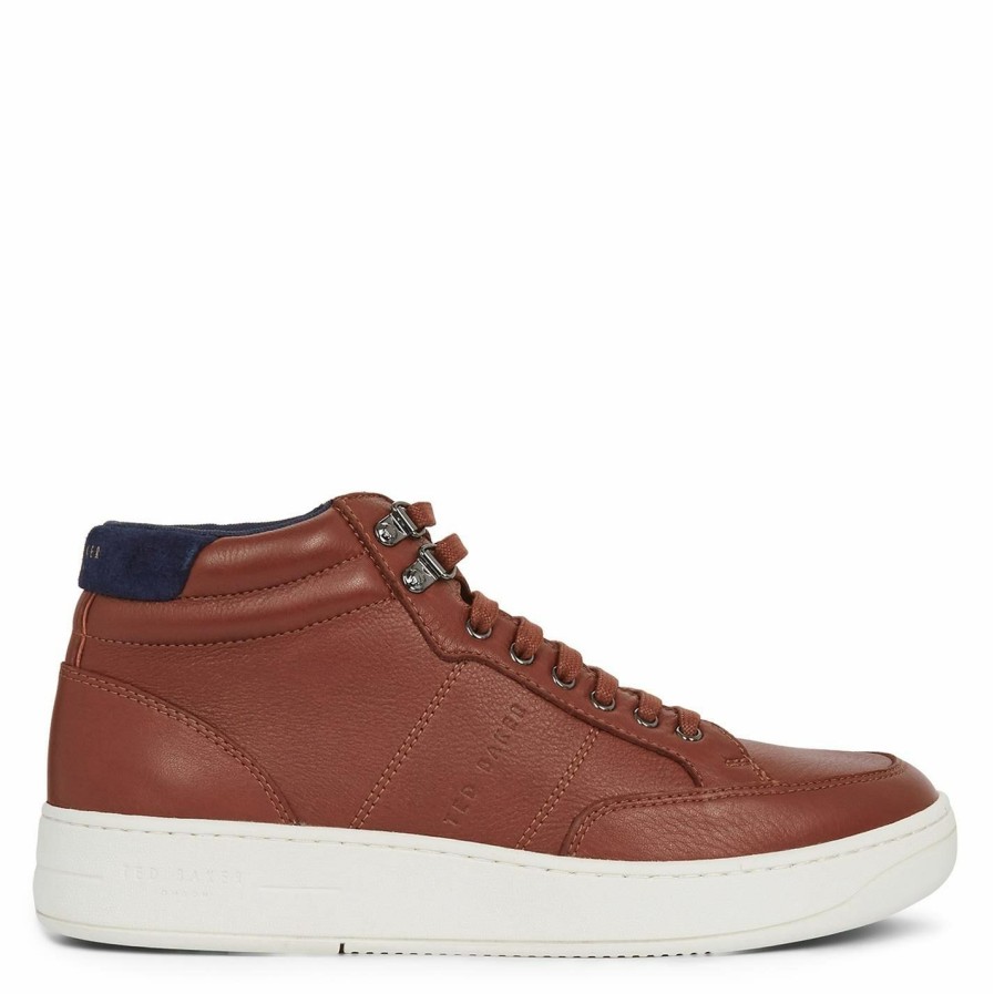 Shoes & Boots Ted Baker | Ted Baker Ted Malanto Trnr Bt Sn99 For Men'S Trainers Colour Tan