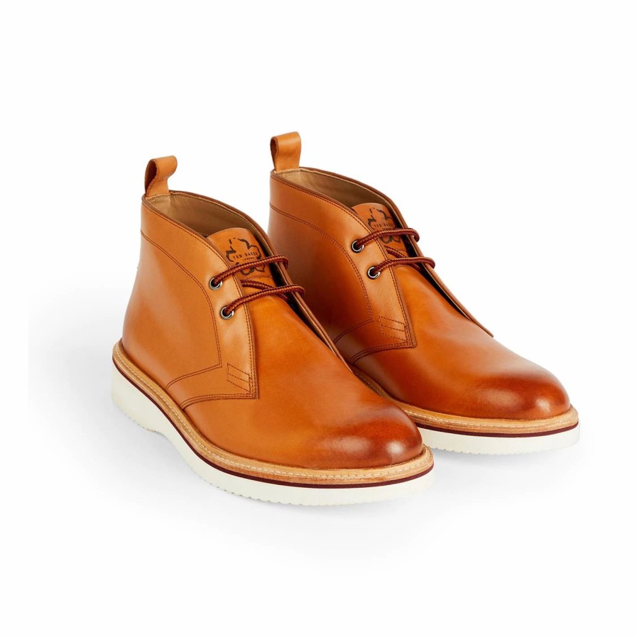 Shoes & Boots Ted Baker | Ted Baker Vedro Boots For Men'S Boots Colour Tan