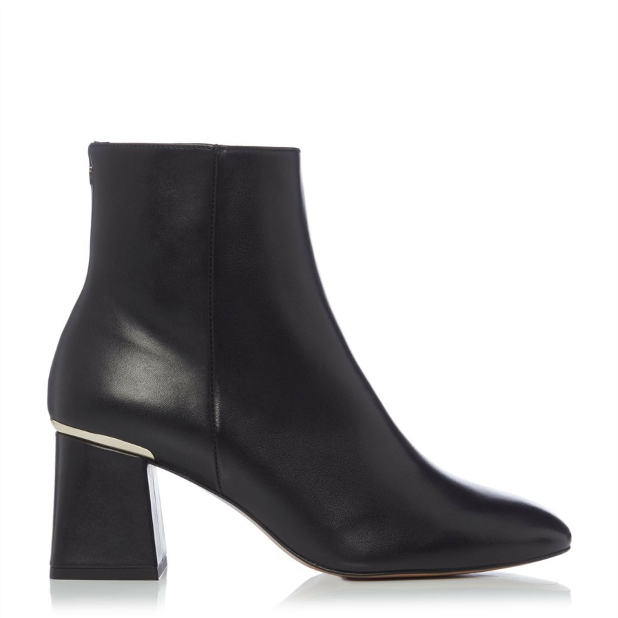 Shoes & Boots Ted Baker | Ted Baker Ted Squarel Heeled Boots For Women'S Boots Colour Black484