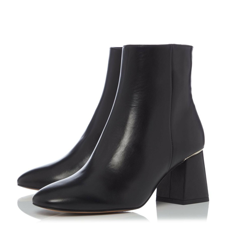 Shoes & Boots Ted Baker | Ted Baker Ted Squarel Heeled Boots For Women'S Boots Colour Black484