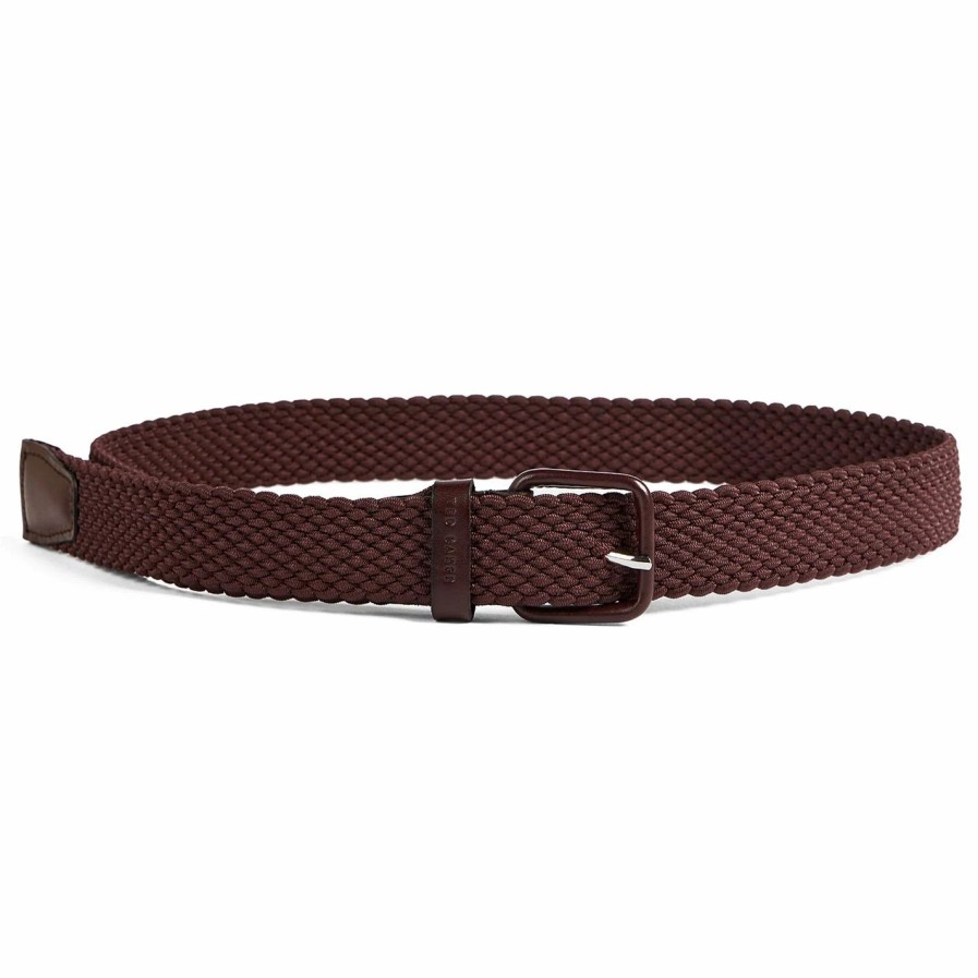 Accessories Ted Baker | Ted Baker Ted Baker Albea Belt Mens For Men'S Belts Colour Oxblood