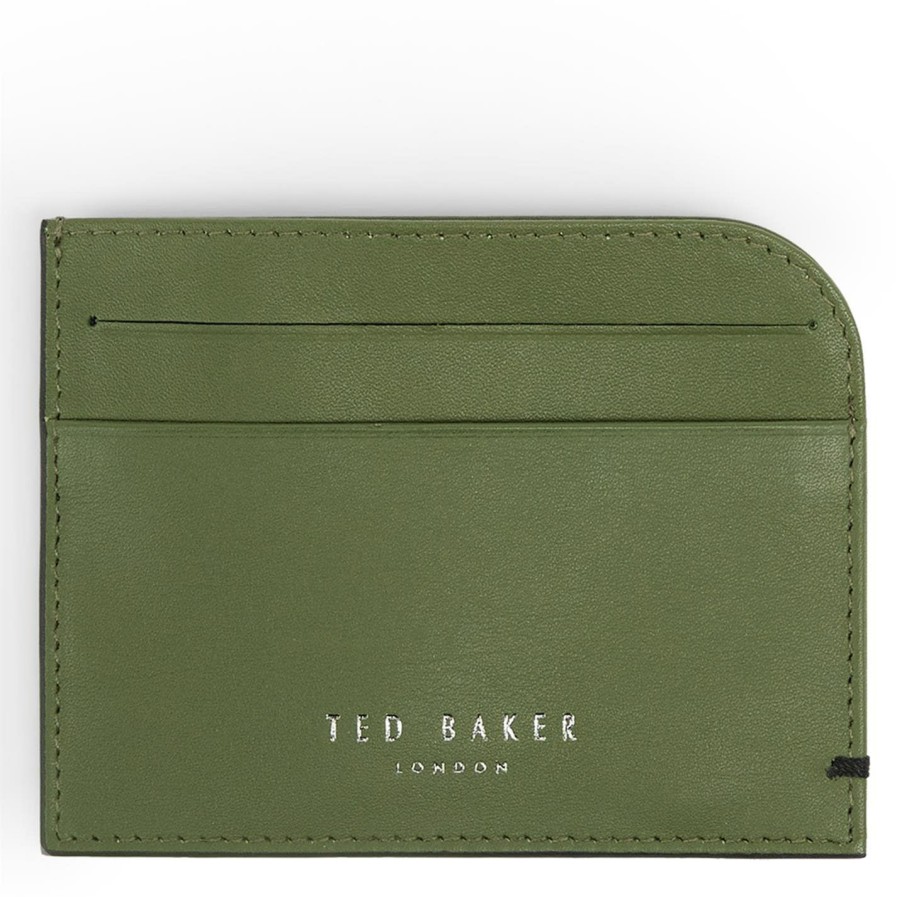 Accessories Ted Baker | Ted Baker Ted Baker Lawws Cardholder Mens For Men'S Accessories Colour Khaki