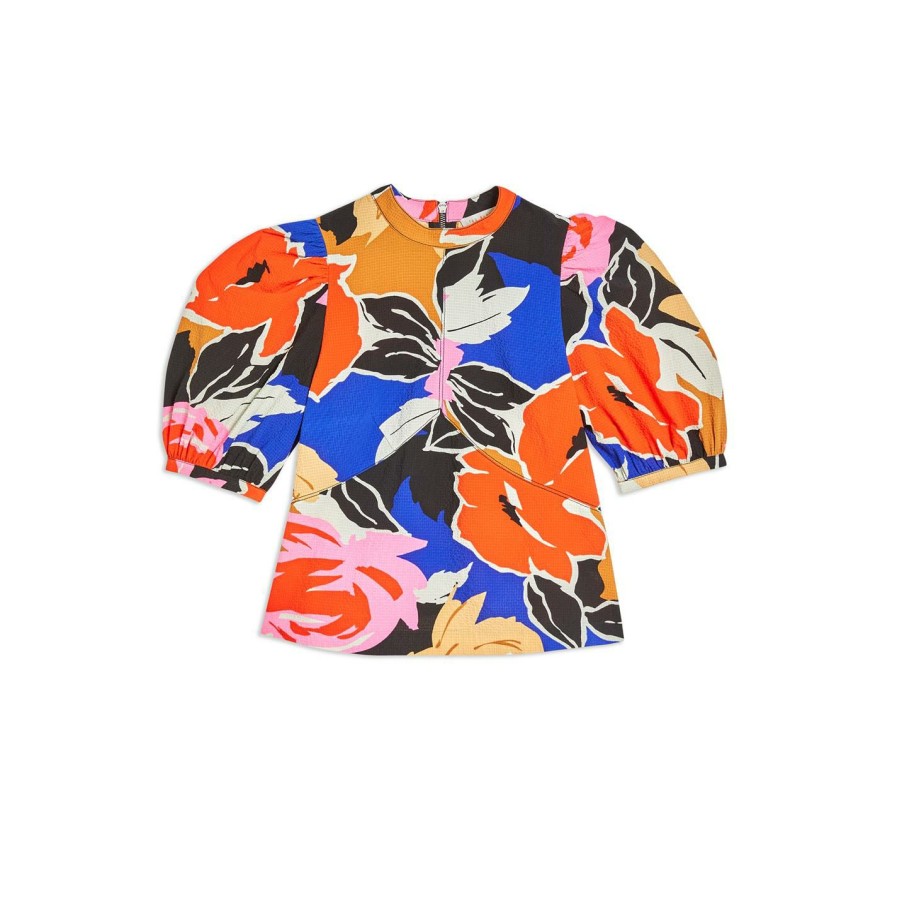 Women Ted Baker | Ted Baker Azura Top For Blouses & Shirts Colour Black