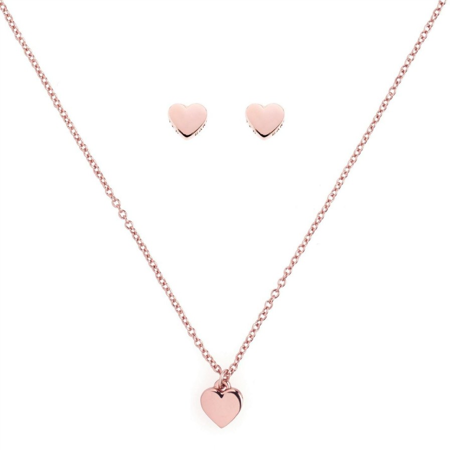 Accessories Ted Baker | Ted Baker Amoria Sweetheart Gift Set For Jewellery Sets Colour Rose Gold