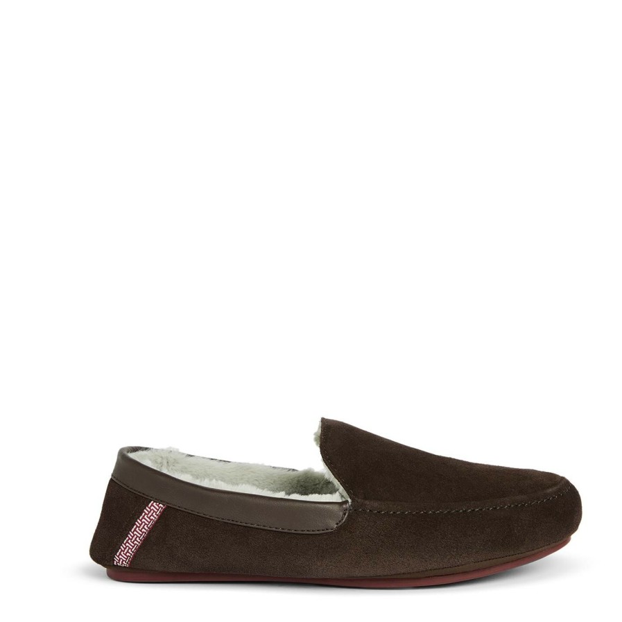 Shoes & Boots Ted Baker | Ted Baker Valant Slippers For Men'S Slippers Colour Brown