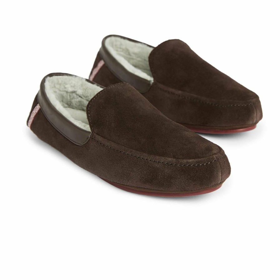 Shoes & Boots Ted Baker | Ted Baker Valant Slippers For Men'S Slippers Colour Brown