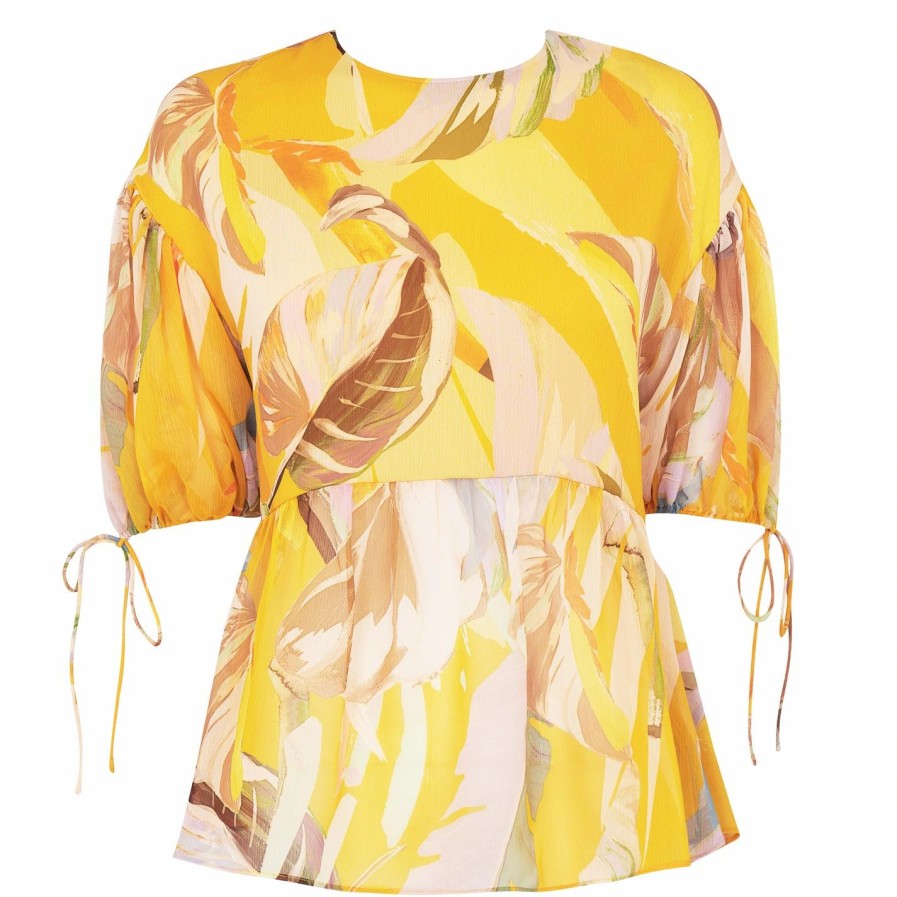 Women Ted Baker | Ted Baker Darcila Blouse For Blouses & Shirts Colour Dark Orange