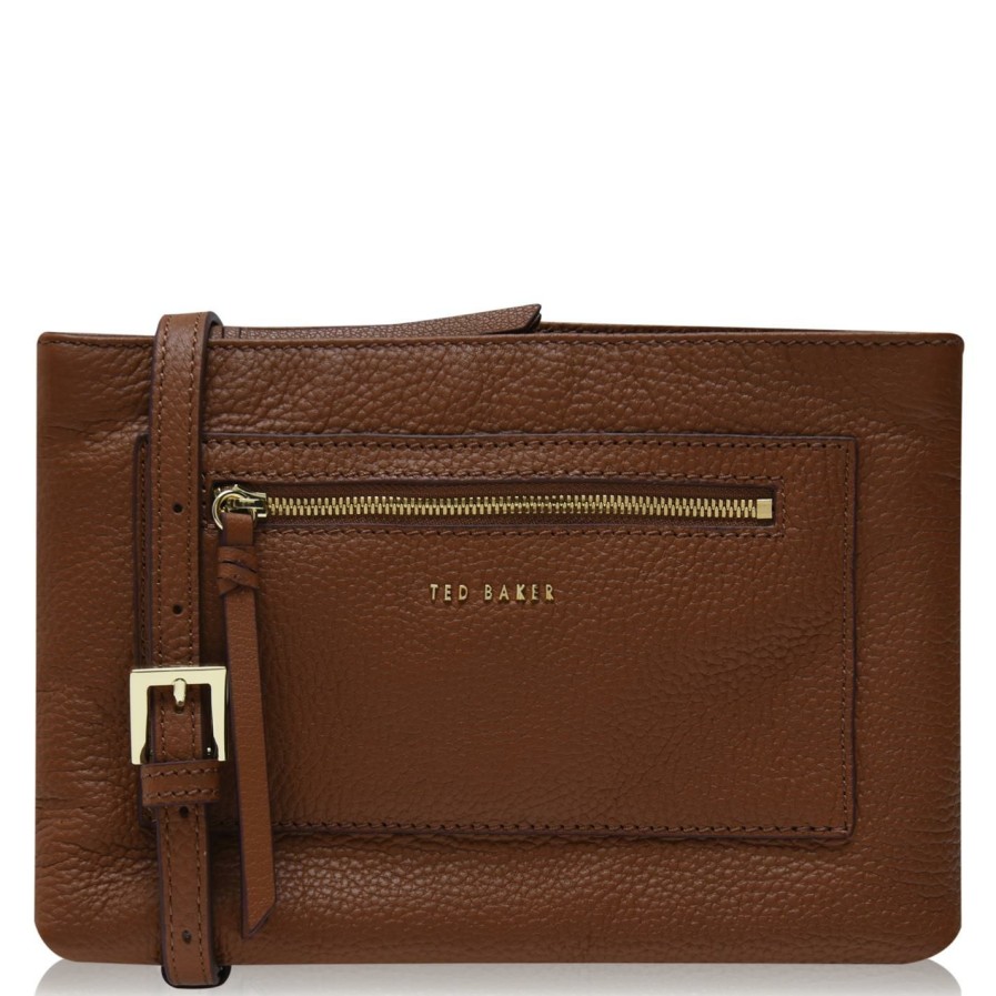 Bags & Luggage Ted Baker | Ted Baker Calitaa Soft Leather Handbag For Handbags Colour Brown