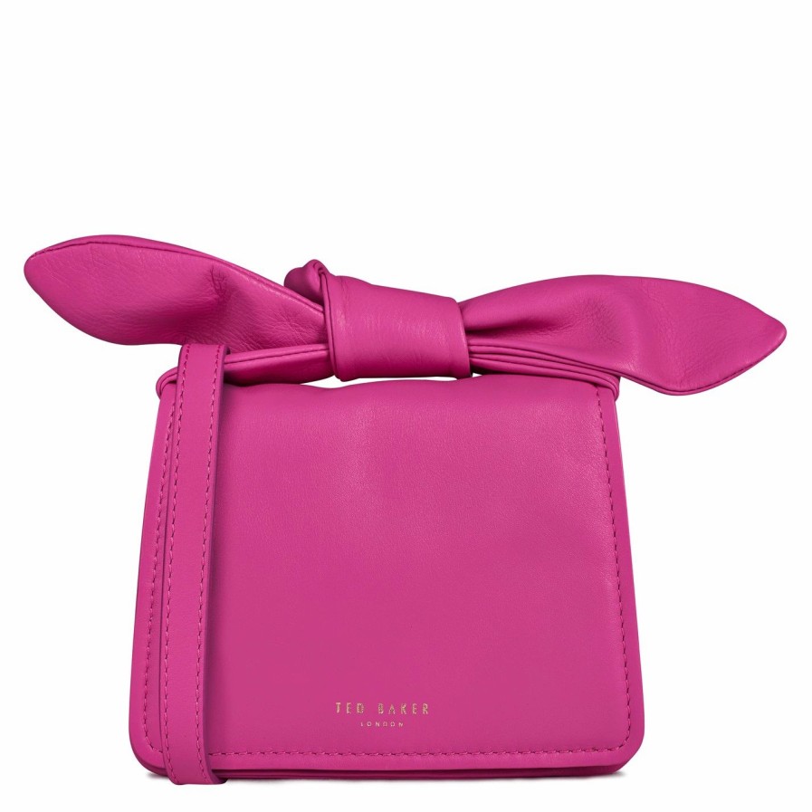 Bags & Luggage Ted Baker | Ted Baker Niyah Knot Mini Bag For Handbags Colour Pink