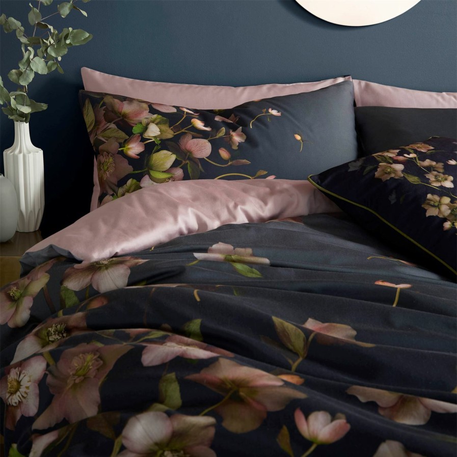 Bedroom Ted Baker | Ted Baker Ted Baker Arboretum Pillowcase Pair For Pillow Cases Colour Charcoal