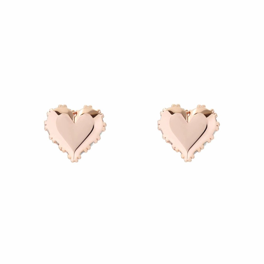 Accessories Ted Baker | Ted Baker Sersy Sparkle Heart Stud Earrings For Earrings Colour Rose/Crystal