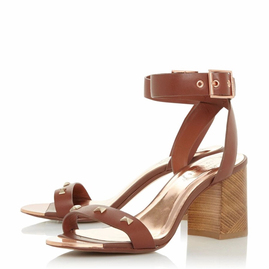 Shoes & Boots Ted Baker | Ted Baker Ted Biah Ld13 For Women'S Sandals Colour Brown511