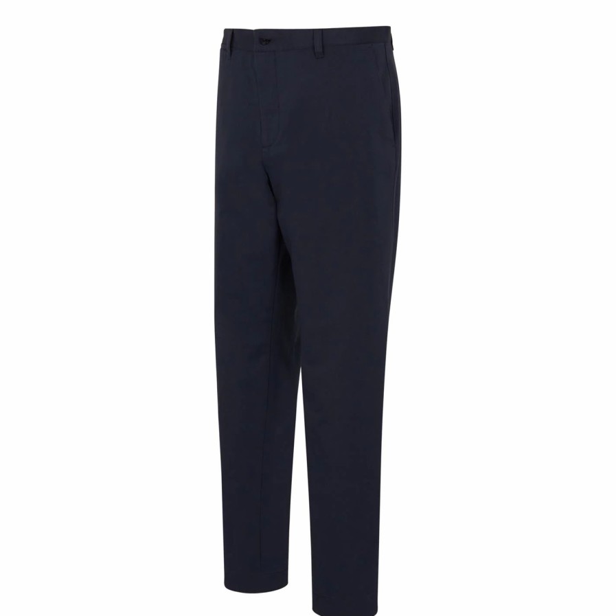 Men Ted Baker | Ted Baker Ted Baker Genbee Relax Chino For Trousers & Chinos Colour Navy