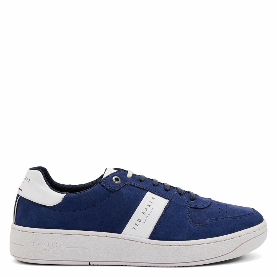 Shoes & Boots Ted Baker | Ted Baker Ted Basketb Trainer Sn99 For Men'S Trainers Colour Dk Blue