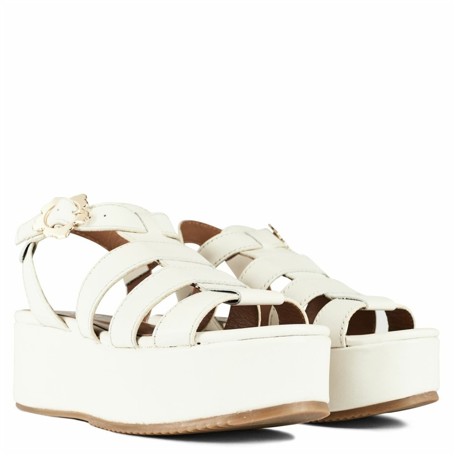 Shoes & Boots Ted Baker | Ted Baker Ted Frayeta Ld23 For Women'S Sandals Colour Ivory