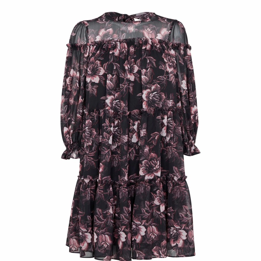 Women Ted Baker | Ted Baker Barnabe Dress For Dresses Colour Black