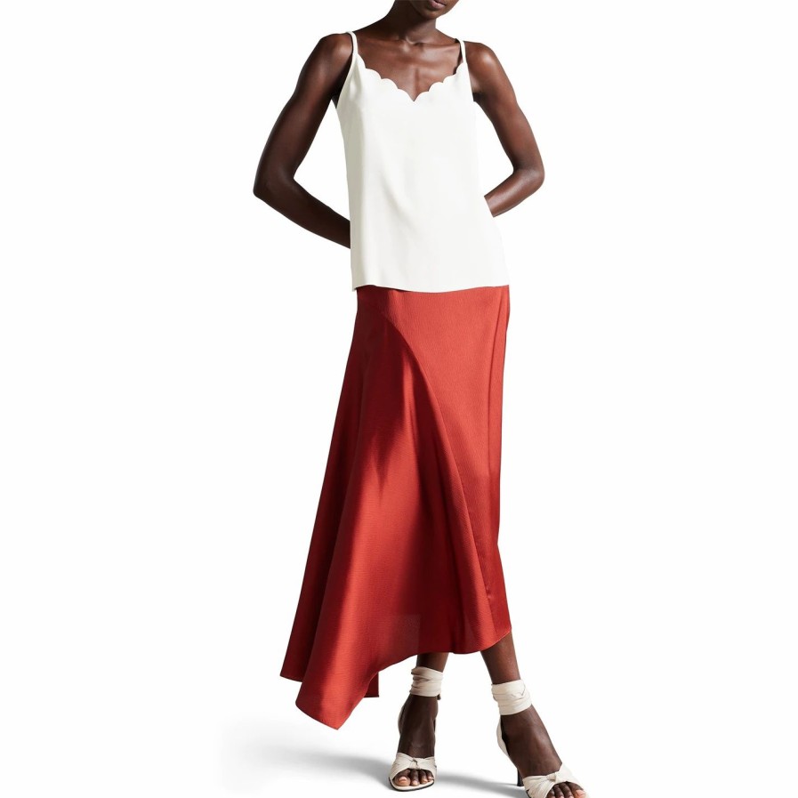 Women Ted Baker | Ted Baker Siina Cami Top For Tops Colour Ivory