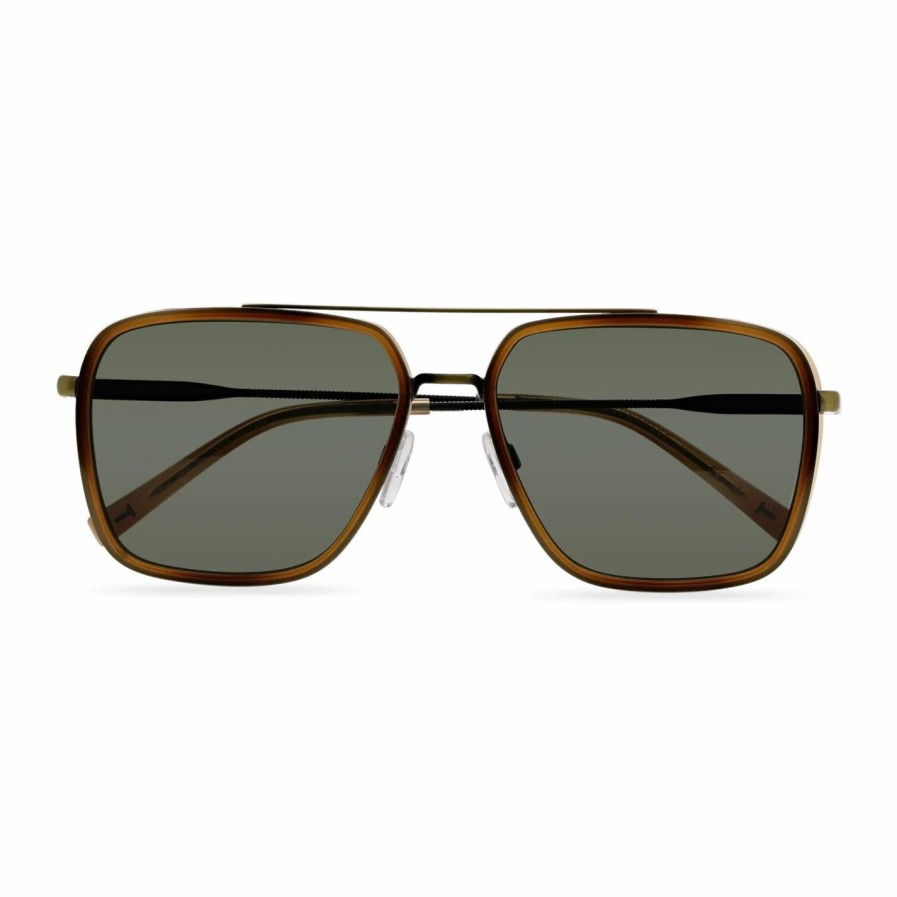 Accessories Ted Baker | Ted Baker Ted Varga 107 Sn23 For Men'S Sunglasses Colour Gloss Honey