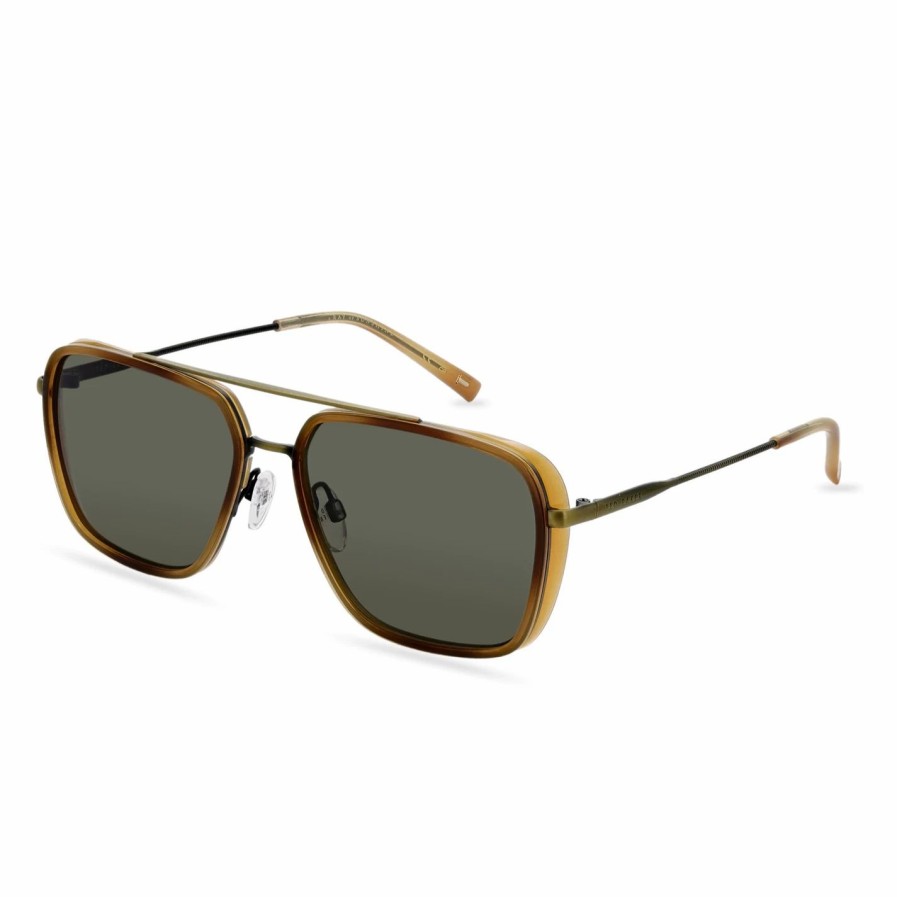 Accessories Ted Baker | Ted Baker Ted Varga 107 Sn23 For Men'S Sunglasses Colour Gloss Honey