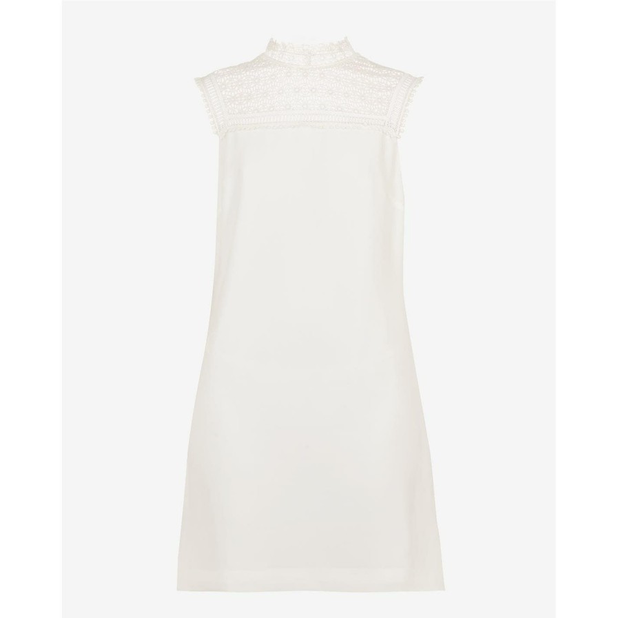 Women Ted Baker | Ted Baker Carsey Tunic Dress For Dresses Colour Ivory