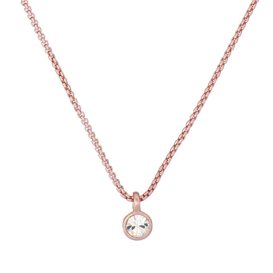 Accessories Ted Baker | Ted Baker Sininaa Crystal Pendant For Necklaces Colour Rose Gold/Cryst