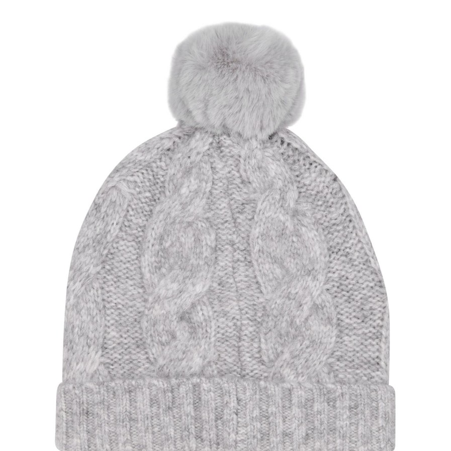 Accessories Ted Baker | Ted Baker Hannss Bobble Hat For Ladies Hats Colour Charcoal