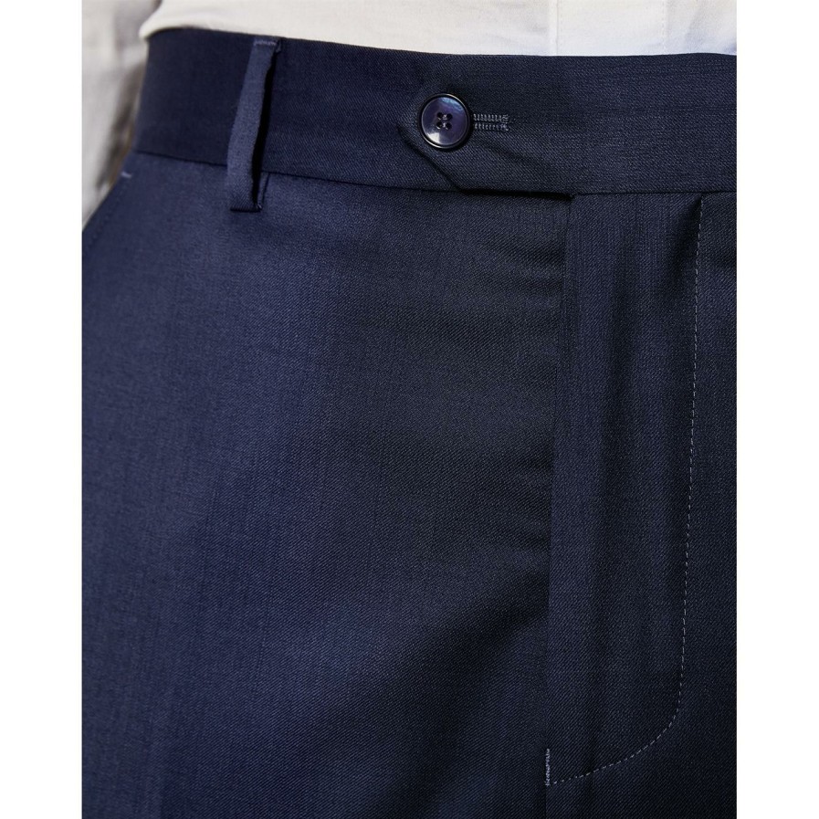 Men Ted Baker | Ted Baker Blair Trousers For Complete Suits Colour Dark Blue