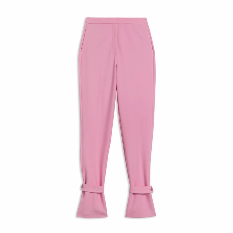 Women Ted Baker | Ted Baker Aleksit Trousers For Trousers Colour Pink