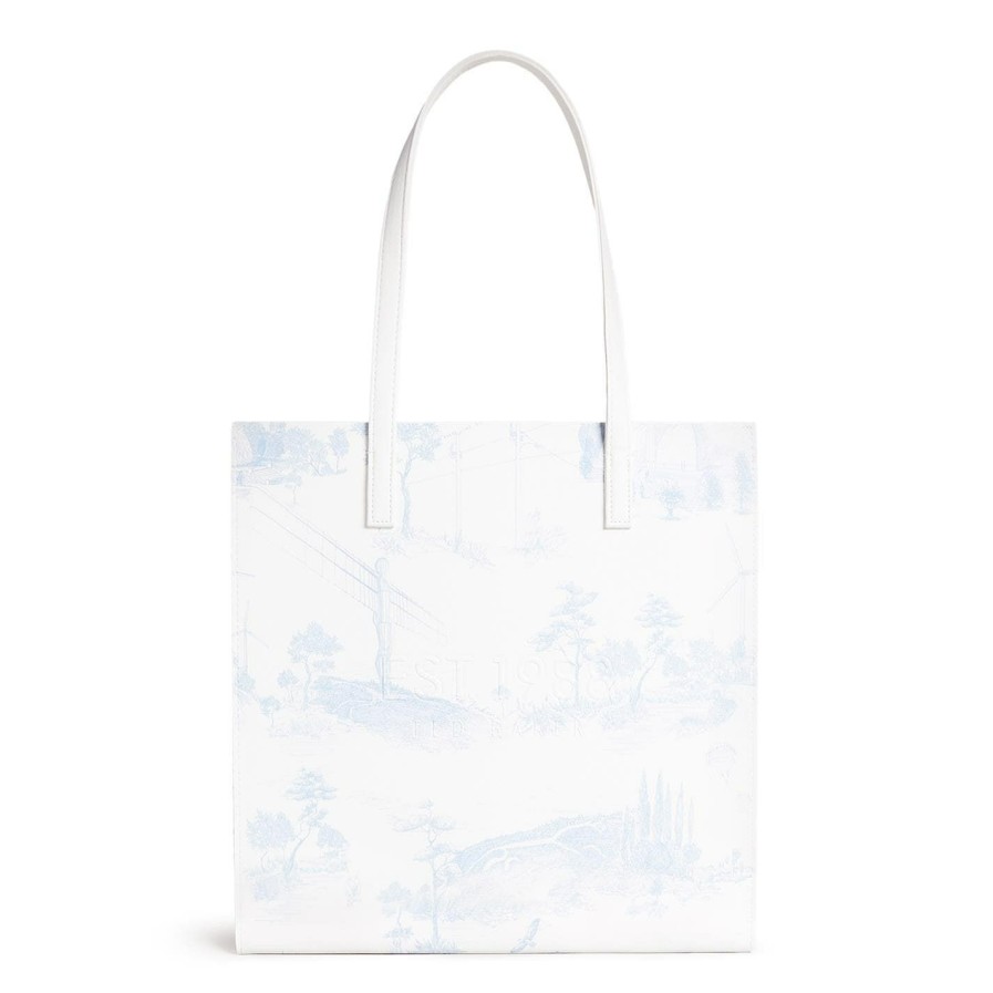 Bags & Luggage Ted Baker | Ted Baker Khlocon Large Tote Bag For Handbags Colour White