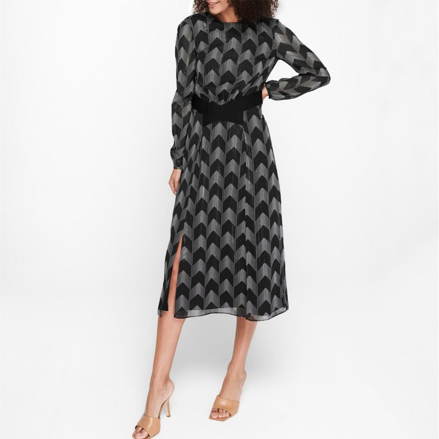 Women Ted Baker | Ted Baker Aselli Dress For Dresses Colour Black