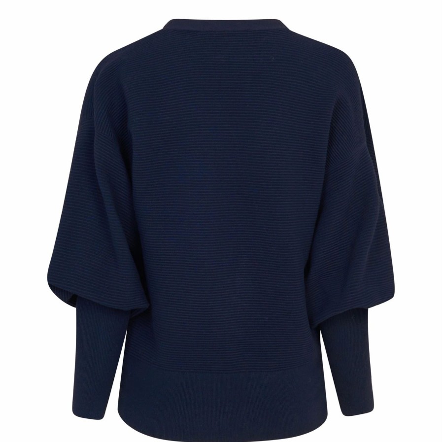 Women Ted Baker | Ted Baker Fioinna Cardigan For Knitwear Colour Dark Navy